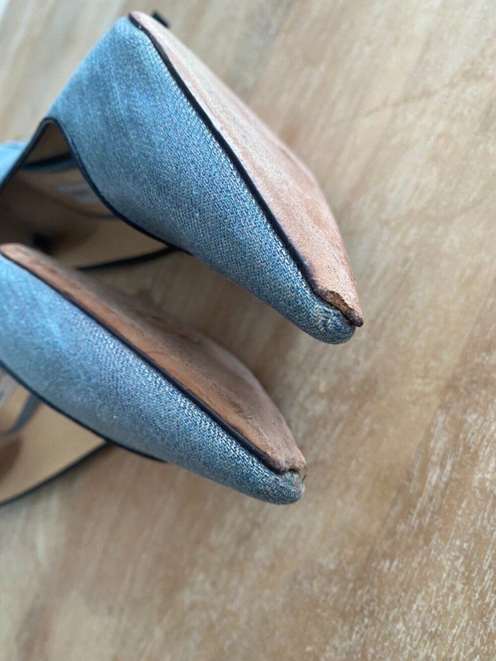 Jimmy Choo Shoes 'Romy' Washed Denim - Picture 6 of 6